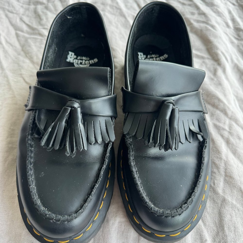 Doc Marten - Adrian Bex Smooth Leather Tassel Loafers - Size 8